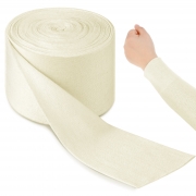 Tondiamo Economy Cotton Stockinette Tubular Bandage Comfortable Arm Leg Knee PreWrap for Pre-Splinting or Casting Fabrication Tubular Arm Stocking Elastic Tube Bandage (4 Inch x 11 Yard)